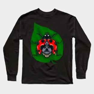 Ladybug skull Long Sleeve T-Shirt